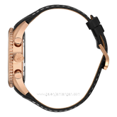 BEVERLY HILLS POLO CLUB BP3723X.442 Black Dial Brown Leather Strap